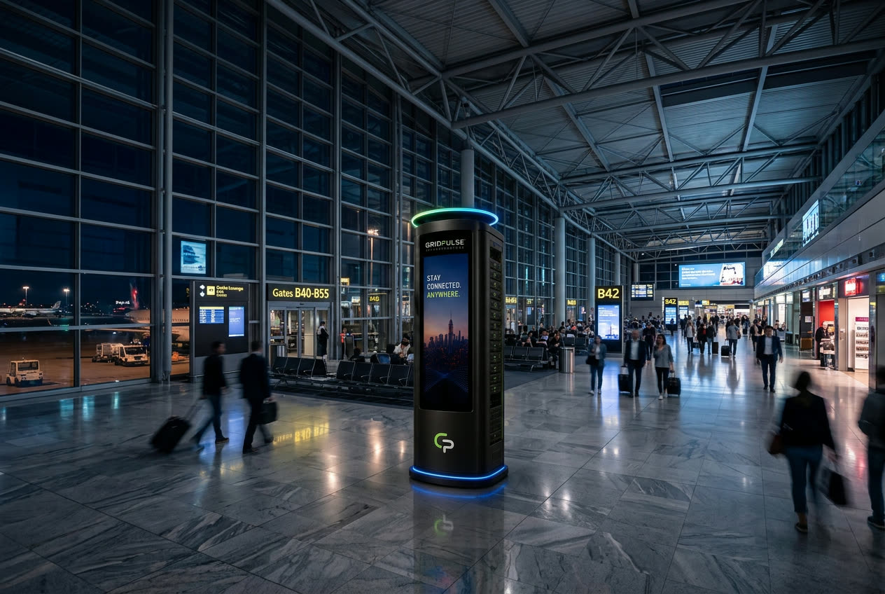 GridPulse infrastructure deployed in airports