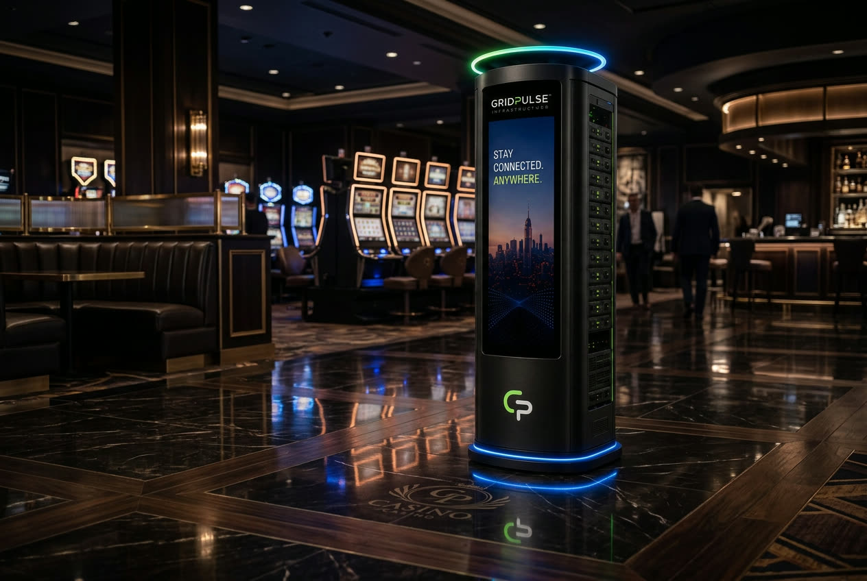 GridPulse infrastructure deployed in casinos