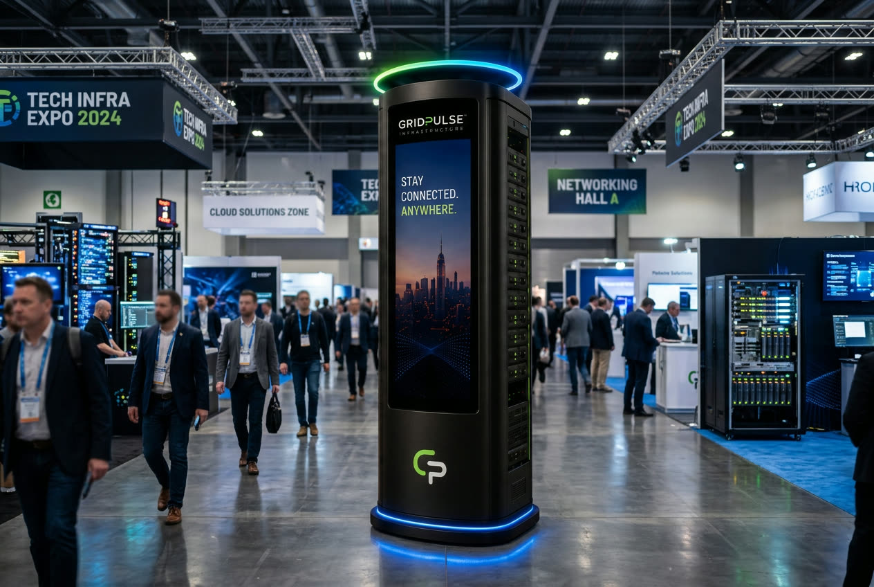 GridPulse infrastructure deployed in convention centers