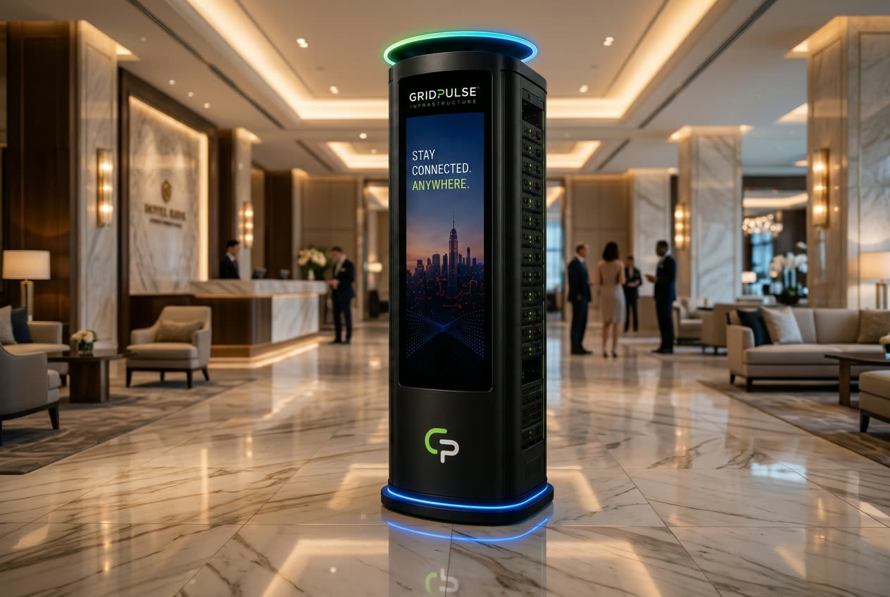 GridPulse infrastructure deployed in hotels & resorts